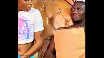 Skinny Ebony Girl Find Bbc In Potatos Bag#bbc #skinny #blowjob #sexy #squirt