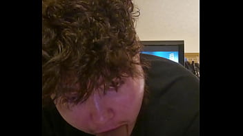 Gay Twink Gags On Huge Cock