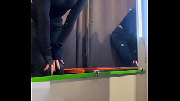 Your Slut Loves To Show Herself To You As She Is #ass #fittingroom #petite #public #bodysuit #lingerie #new #blon...