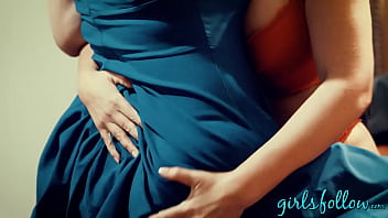 Girlsfollow.com - Angela White' Sensual Encounter: Kissing And Fingering Passion