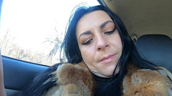 Preview - Cheating Wife Goes Fur-coat Shopping With Her Husband' Friend. She Will Suck His Cock Out-door 221