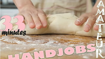 Wifebucket Presents 33 Minutes Of Our Playful Wives And Girlfriends Giving The Best Thorough Handjobs