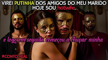 Virei Putinha Dos Amigos Do Meu Marido - Contos Reais - Imagens E Voz Gerados Sinteticamente.