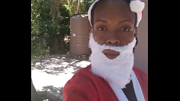 Black Ebony Merry :xmas To You All! Video Message