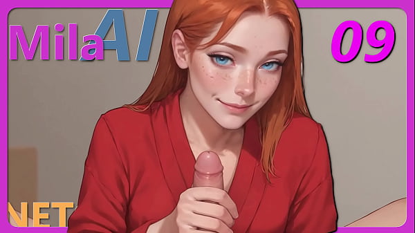 MILA AI #09 _ Taking care of his hard cock