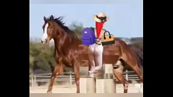 Naked Ts Trying Climb A Horse #33