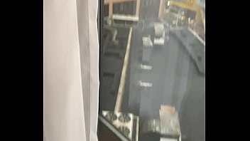 Bbc Caught Jerking Off By Window In Hotel