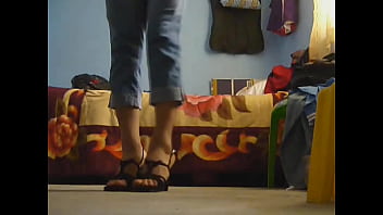 Travesti Prueba Caminar En Tacones