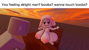 La Chica Roblox Mueve Sus Tetas Grandes