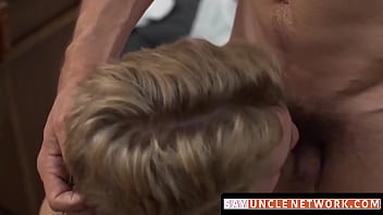 Sayunclenetwork.com - Older Man Secret Gay Fucks With His Cute Twink Pupil In Bed