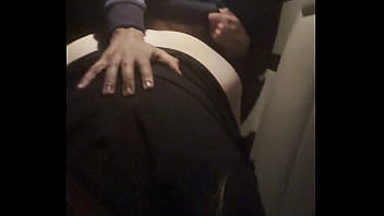 Big Booty White Chick With Stinky Ass Takes Bbc Backshots While Husband Watches From Front Seat