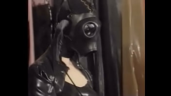 Natalia Muehlhausen Latex Slave In Hood And Gasmask Gets A Good Fuck From Her Master (from _gummi In Der Ehe_)