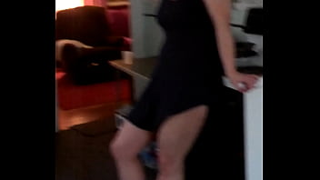 Hot _ Horny Milf Pulls Dress Off.