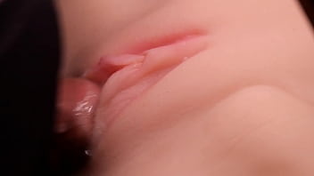 Flush Lube In Her Pussy.