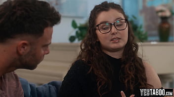 Chubby Innocent Teen Has A Foursome With Her Perverted Stepfamily