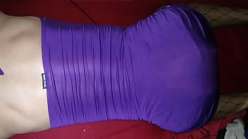 Cachondeza2 Sexy Con Minivestido Púrpura (parte4)