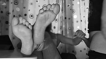 My Wrinkled Soles Are In Front Of Your Face While I_m Giving Another Guy A Blowjob