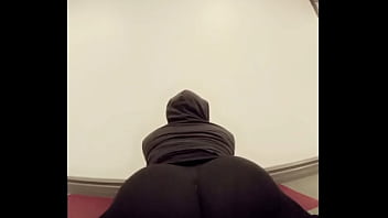 Fat Ass In Leggings Doing Yoga
