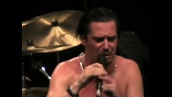 Shirtless Sweaty Man Growling And Moaning