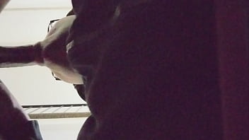 Ebony Slobbing Me Up In Staircase