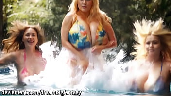 Bbw Pool Party (ai Generated)