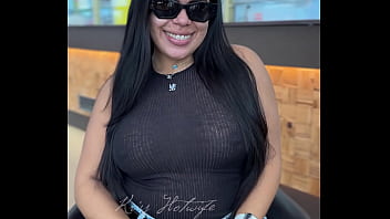 Brazilian Married Woman With Transparent Clothes On A Date With Her Male