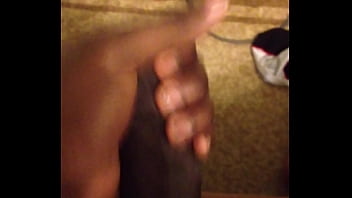 Jerking Off Solo - cumshot, cum, black, sexy, creampie, handjob, amateur, ebony, masturbation, bigcock, blackcock, dick - Video 5938319