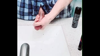 Stroking My Cock In Front Of The Mirror