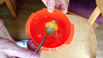 Cum In Mandarin Oranges And Devour It