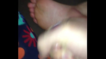 Great Cum On Ex-gf' Foot