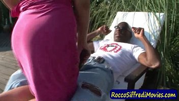 Whore Sucks Black Cock