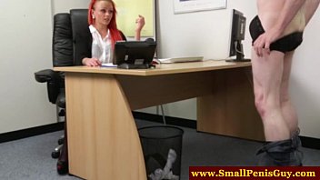 Sph Mistress Testing Out His Small Cock