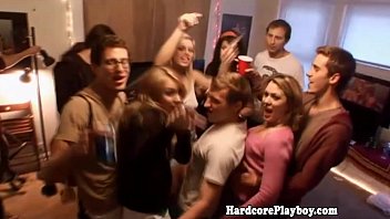Hardcore Teens Enjoying An Orgy