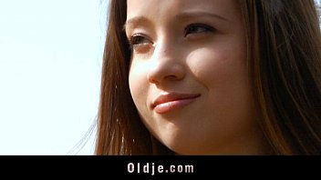 Athletic Oldman Fucks Very Cute Teeny In The Park