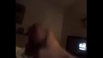 Big Cock Getting Stroked With Cum