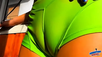 Natural Busty Blonde Teen! With Perfect Cameltoe Pussy _ Ass