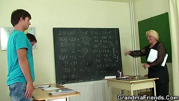 Two Studs Fuck Old School Teacher