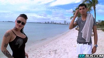 Christy Mack Fucks A Couple Of Dudes On The 305bus 2.2