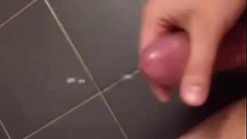 1696202 shooting a big load on the floor