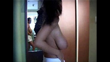 Stripper Rehearsing At Home