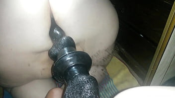 Bbw Fucks Wolf Dildo