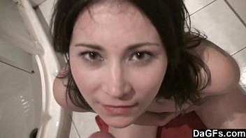 Dagfs - Nice Young Brunette Fucked In The Bathroom