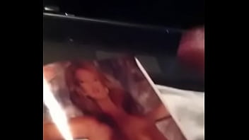 Blowing Load On A Magazine Tits Amazing Cum