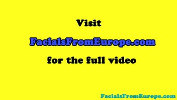 Cum Wanting European Slut Wants Facial