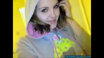 Petite Teen With Perfect Tits Teases On Her Webcam