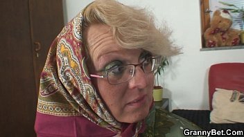 Lonely Granny Is Pleasing An Young Stud