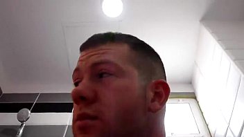 Straight Guys Exposed On The Bathroom