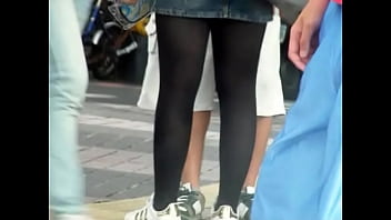 Black Pantyhose Miniskirt