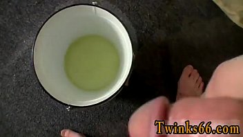 Male Models He' Draining His Fuck-stick Into A Bucket For This One,