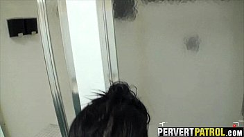 Brunette Teen Down To Fuck In The Showers.3
